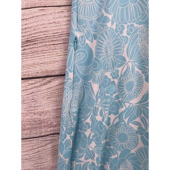 Title Nine Cirque De La Vie Performance‎ Dress Women's Small Blue Floral - Picture 3 of 7